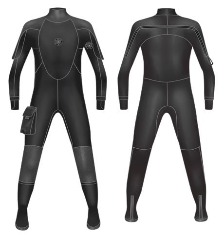 High Density Neoprene Drysuit-0801