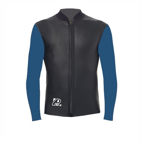 Neoprene Mens Wetsuit Jacket-1843-BK/NY