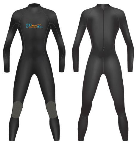 Neoprene Mens Full Wetsuit-0901-BK