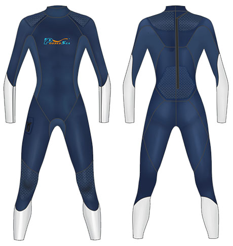 Neoprene Mens Scuba Suit-1811-NY/WT