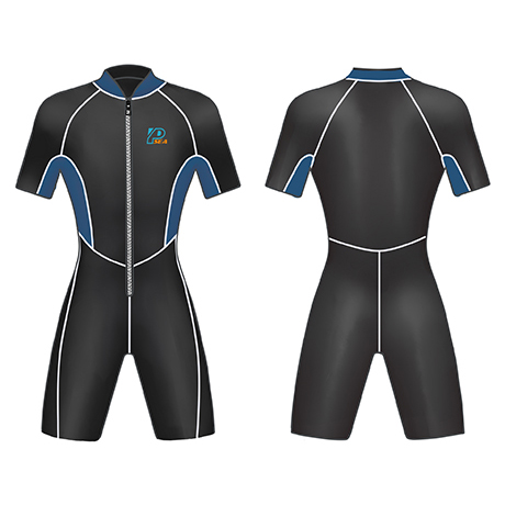 Neoprene Mens Shorty Wetsuit-1855-BK/NY