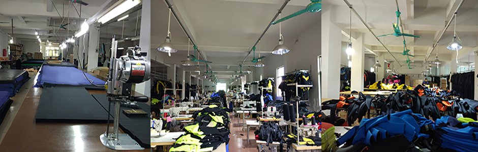 Wetsuits Production Line